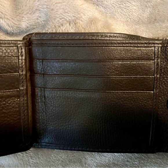 Triona Wallet Leather Made in Ireland Donegal Tweed Never Used New with Tag - Picture 6 of 10